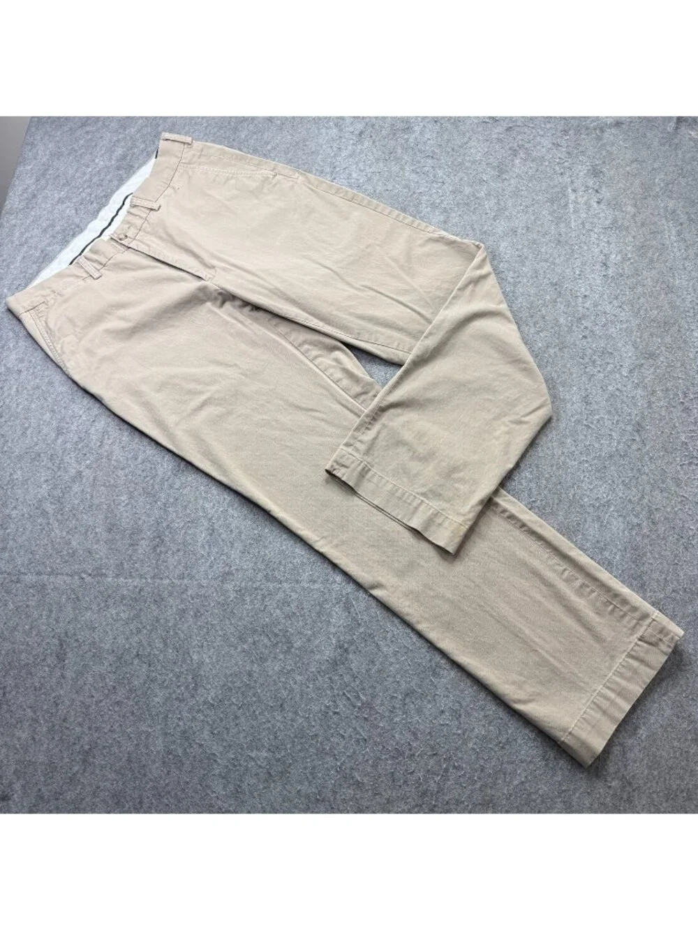 Polo Ralph Lauren Pants Men 34 x 31* Beige Stretch Classic Fit Flat Front Chinos